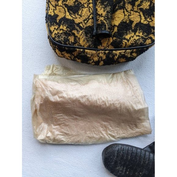 Vintage 50s Totes Rain Tapestry Carrying Case Umbrella Bonnet Galoshes Jacket - Picture 5 of 13